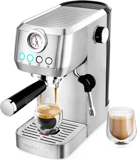 automatic espresso machine with steam wand